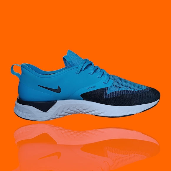Nike AH1015-402 Odyssey React 2 Flyknit Men’s Size 11 Blue Lagoon VGUC - Picture 10 of 14